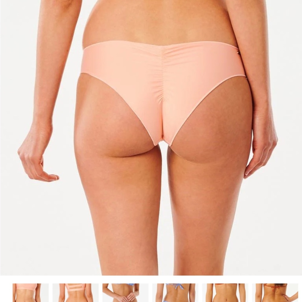 Ripcurl cheeky bottoms, marigold color with design size small